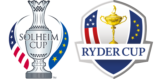 Solheim en Ryder Cup logo